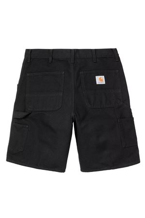 Black cotton denim shorts CARHARTT WIP | I02794289